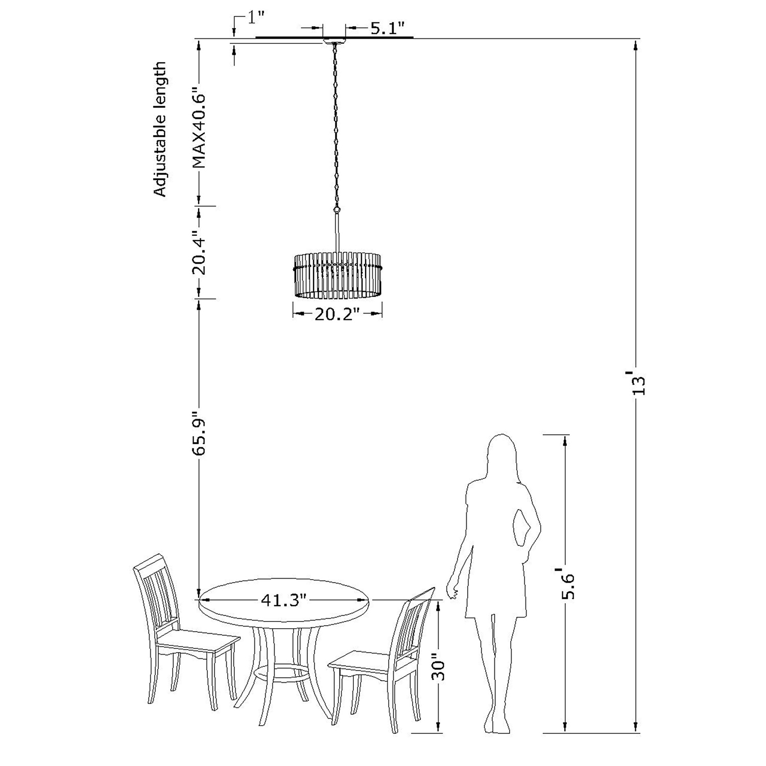 Casandra 5-light Antique Black Crystal Chandelier LJ-0775-LVB