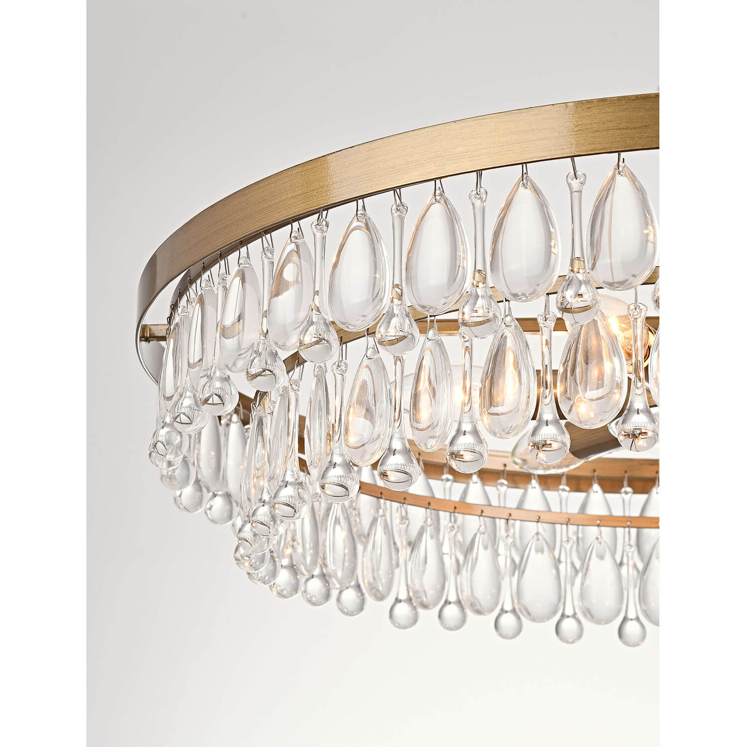 Viviana Crystal 6-light Chandelier LJ-1648-NHW