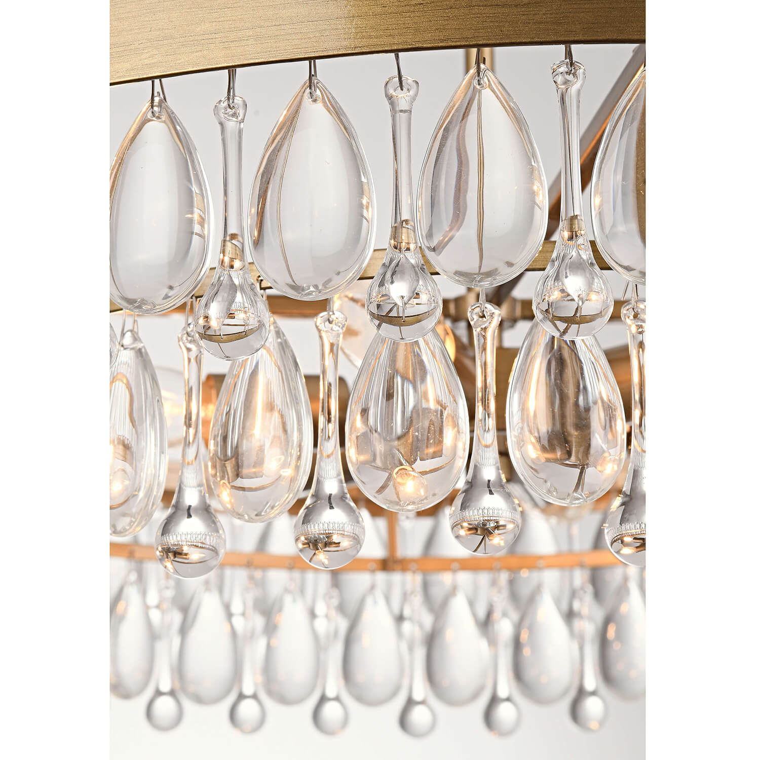 Viviana Crystal 6-light Chandelier LJ-1648-NHW