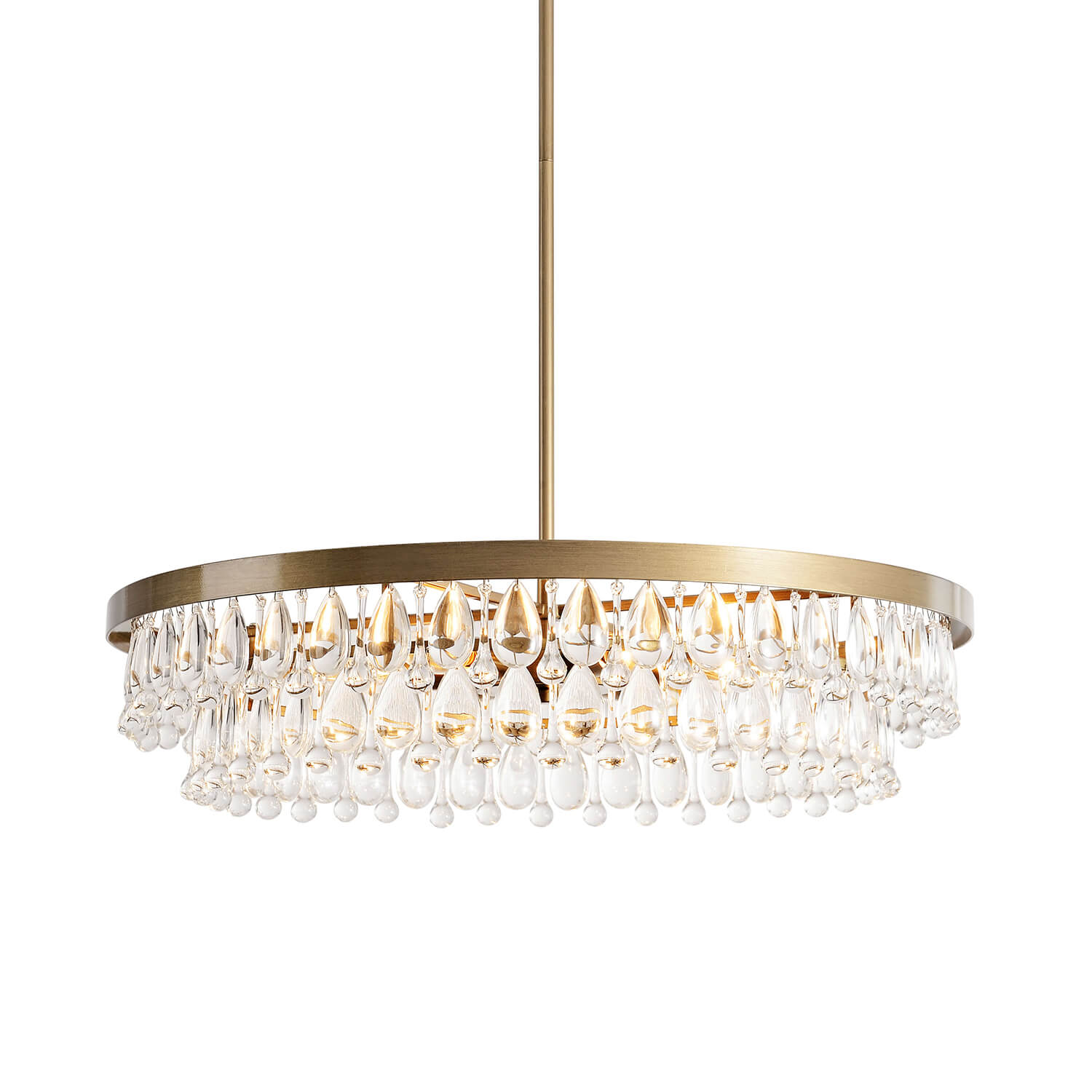 Viviana Crystal 6-light Chandelier LJ-1648-NHW