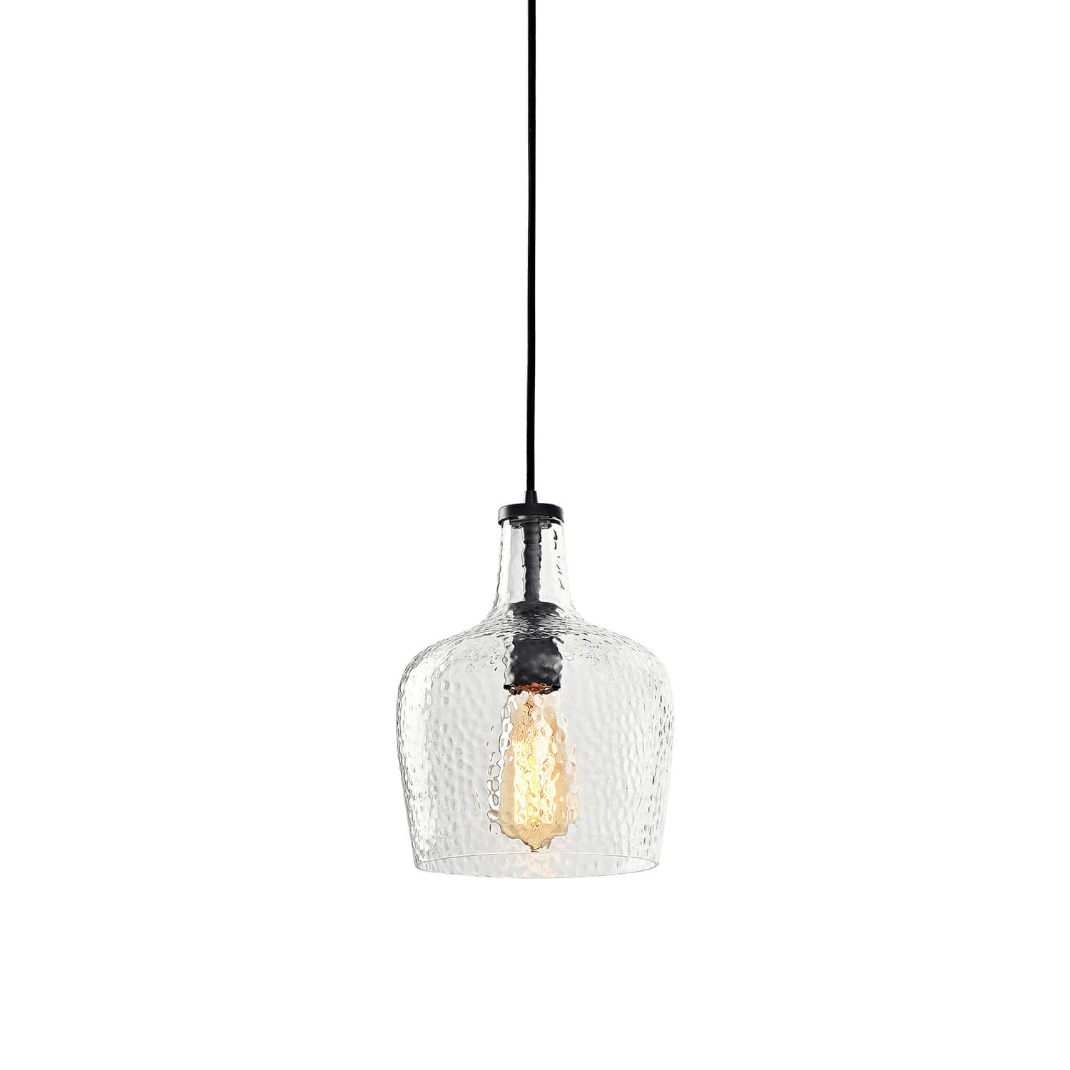 Belinda Antique Black Mouth-blown Large Glass Pendant Chandelier LJ-2938-PFT