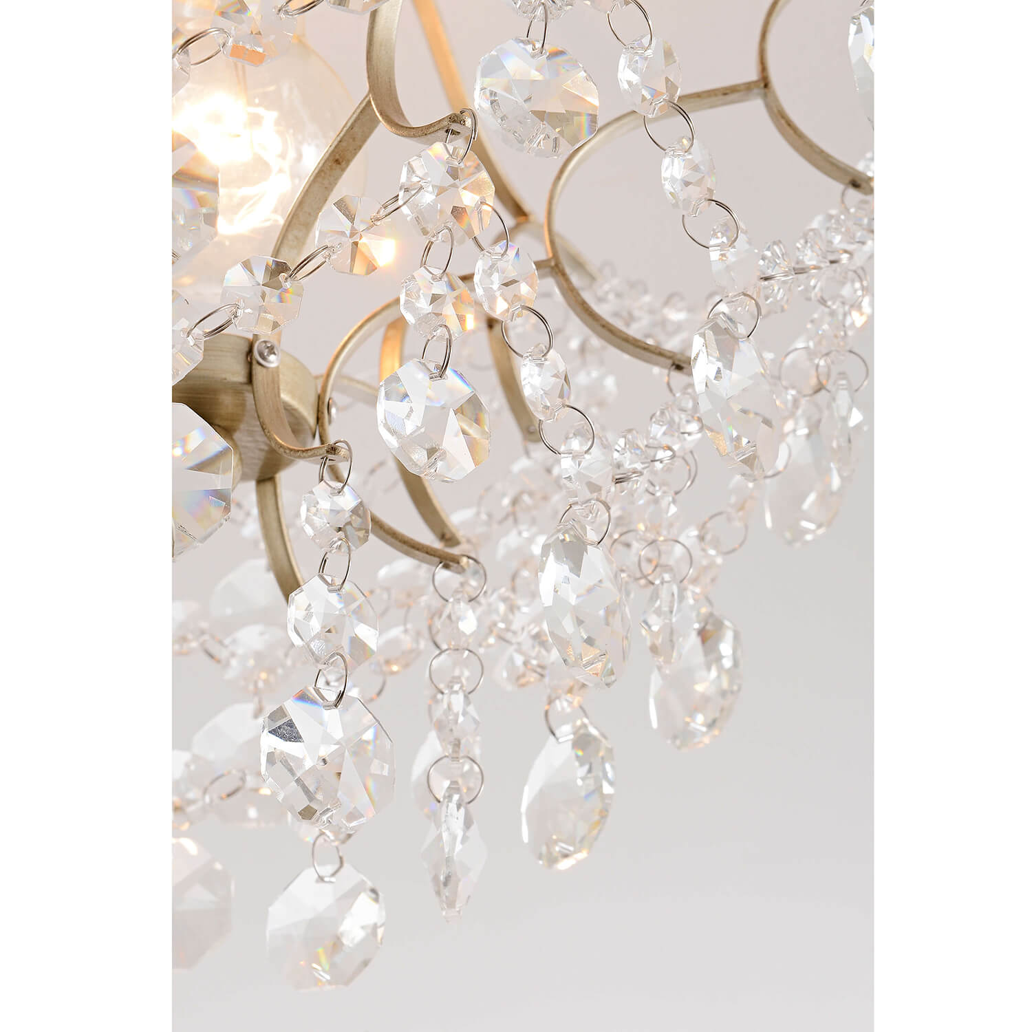 Dalia Single Light Mini Crystal Flush Mount LJ-3305-HKA