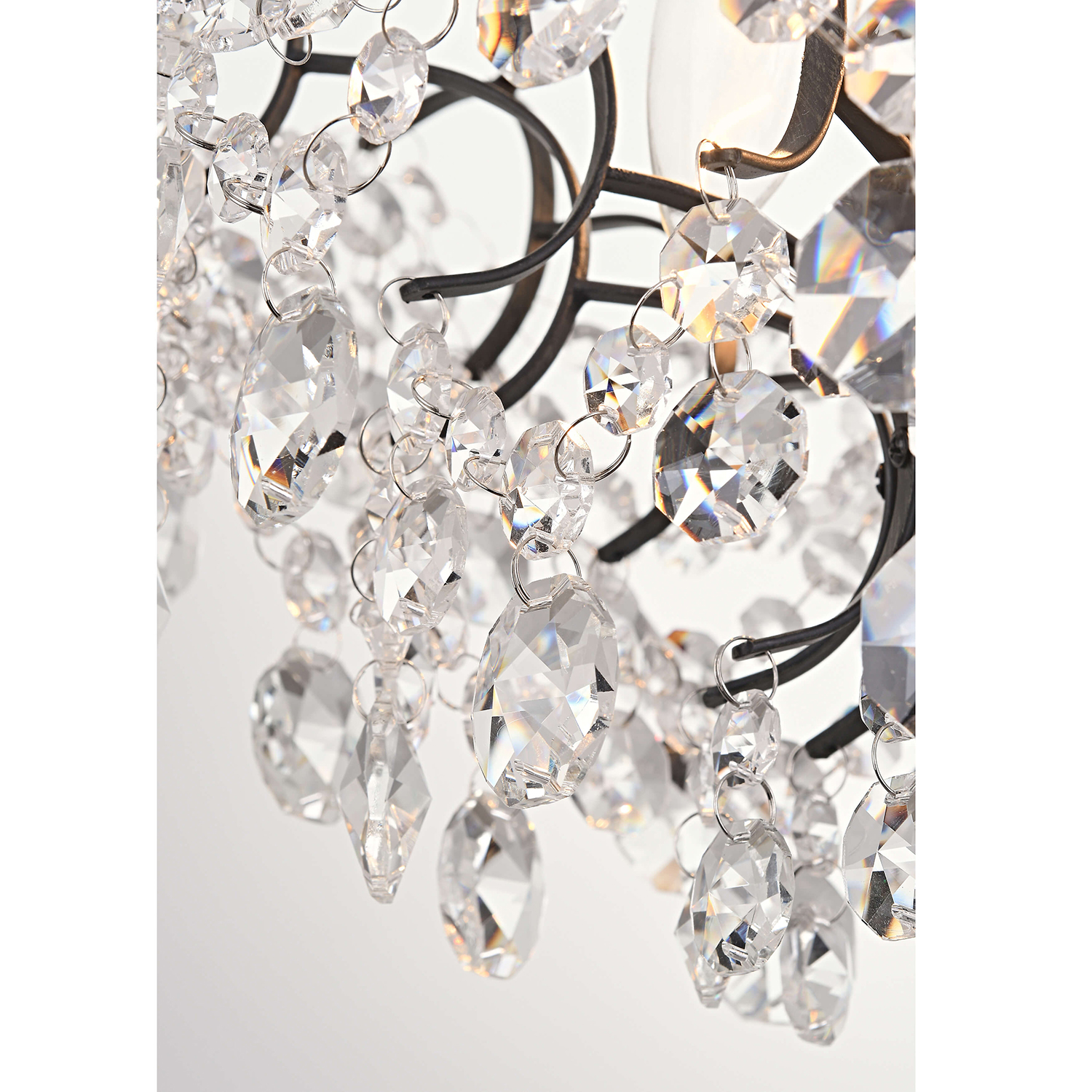 Dalia Elegant Indoor 3-light Crystal Flush Mount LJ-4295-MAT